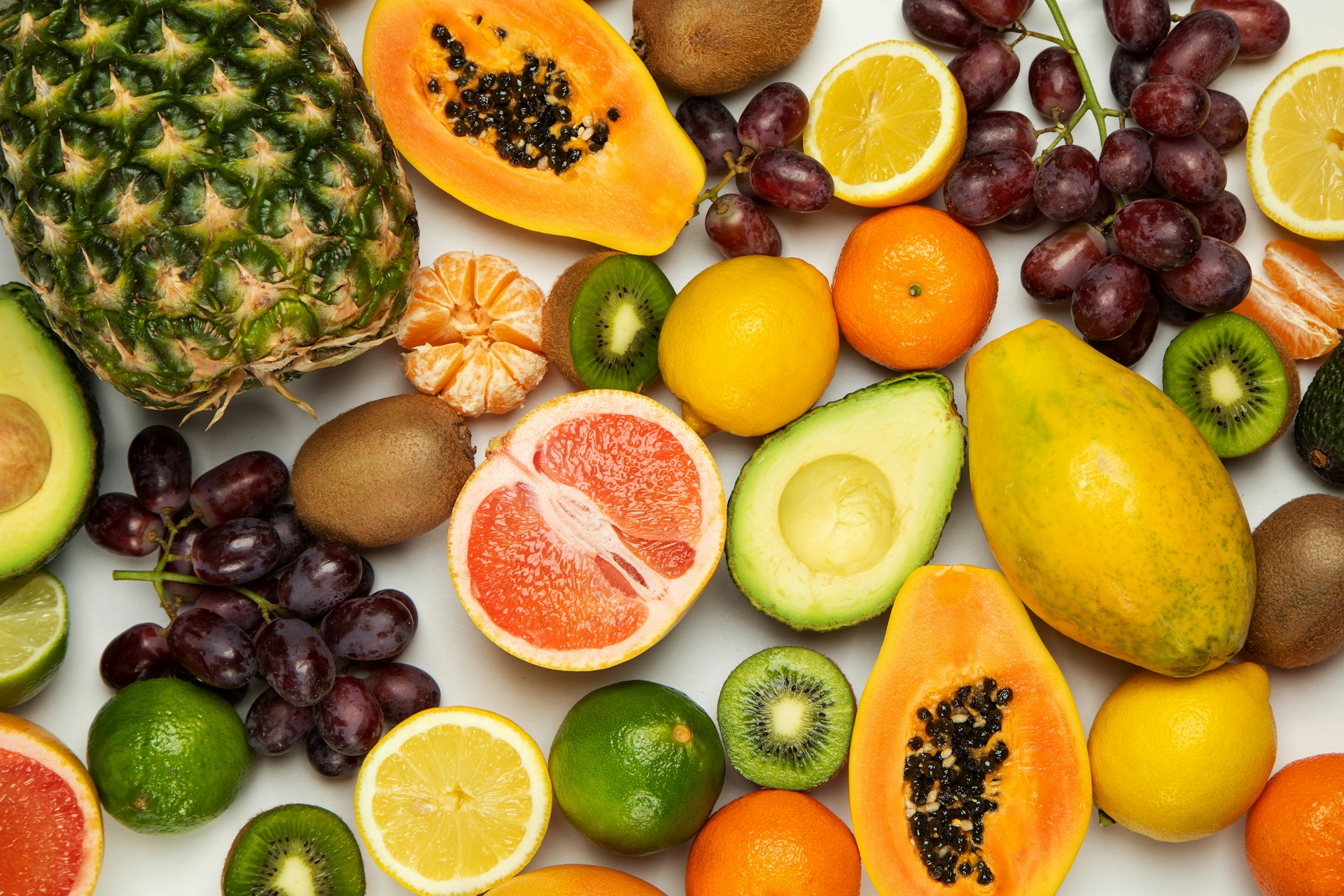 Fresh tropical fruit ingredients